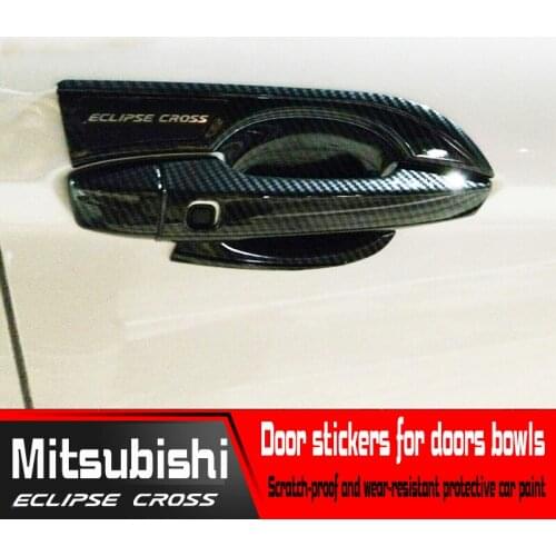 ABS Carbon Fiber car accessories for Mitsubishi Eclipse cross door bowl decorative frame