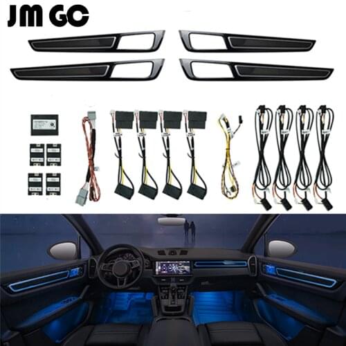 Car LED ambient light for Porsche Cayenne 7-color ambient light, illuminated door light, atmosphere light, original installation