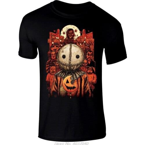 Trick r Treat Sam Premium black regular fit horror T Shirt by William Anderson harajuku tees tshirt