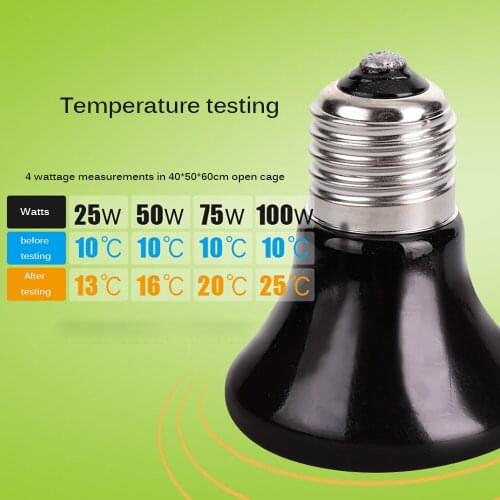 Holder Reptile Heating Bulb Holder with Anti-hot Bracket Hang Hook Ceramic Heating Lamp Anti-scalding Ceramic Heating Lamp