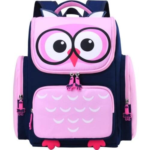 Children School Bags girls boys kids cartoon Primary school backpack orthopedic owl schoolbags backpack kids mochila infantil
