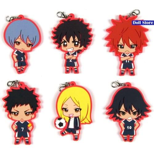 Days football Original Japanese anime figure rubber Silicone sweet smell mobile phone charms/key chain/strap D275