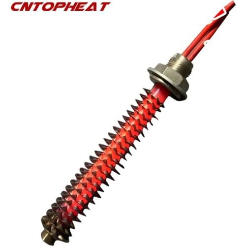 220v Electric Heating Element Air Tubular Fin Cartridge Heater 400W/500W/600W/700W/800W