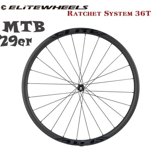 ELITEWHEELS 29er MTB Carbon Wheelset XC AM M14 Ratchet System 36T Hub Match Seven Types Of Rim Cross Country All Mountain Bike
