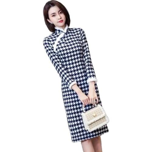 ENLU Fashionable Knitted Dresses