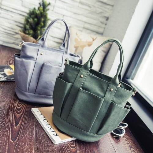 Canvas bag female 2021 new canvas handbag large shoulder single-pocket canvas bag women bag diagonal bag