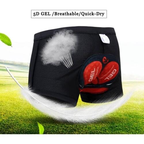 Cycling panties Bicycle pad riding Underwear comfortable nylon sport breathable spandex Bike viscose Short triangle cushion