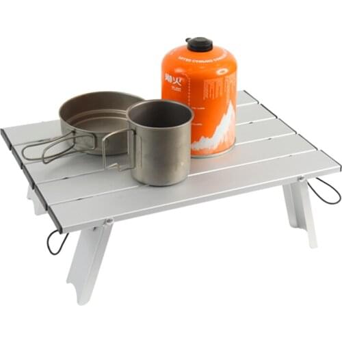 Portable Foldable Camping Mini Table for Outdoor Picnic Barbecue Tours Tableware Ultra Light Folding Computer Bed Desk