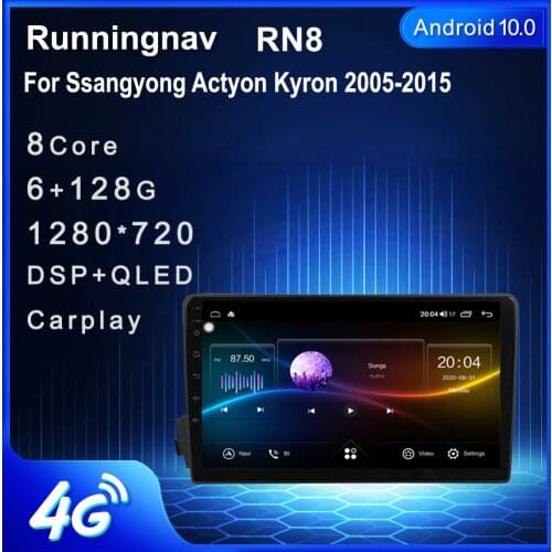 Runningnav For Ssangyong Actyon Kyron 2005 2006 2007 2008 2009-2015 Android Car Radio Multimedia Video Player Navigation GPS
