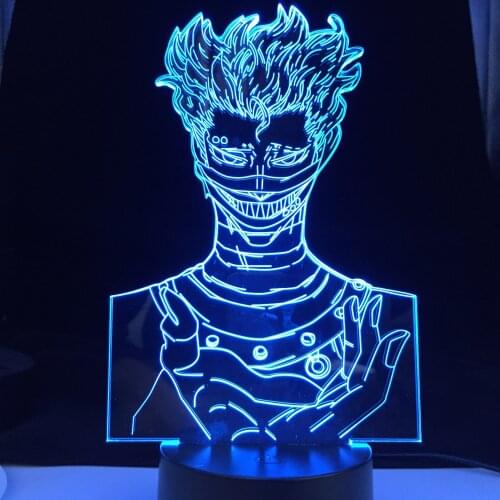 Black Clover Zora Ideale Led Night Light for Bedroom Decor Gift Colorful Nightlight Anime 3d Lamp Dropshipping Remote Control