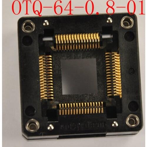 QFP64 Test Stand LQFP64 Burner Seat OTQ-64-0.8-01 Programming Block