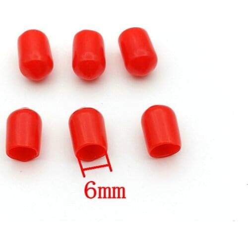 1000pcs SMA Rf Ham Radio antenna Plastic Plastic covers Dust cap connector red