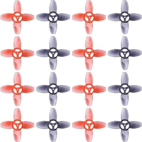 16Pcs For EMAX Avan Tinyhawk TH Turtlemode Propeller 40Mm 4-Blade 1.5Mm Hole,For 0802 Motor Indoor FPV Racing Drone