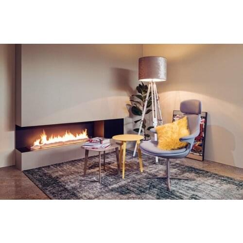 30 inch real fire intelligent smart bio ethanol intelligent house fireplace
