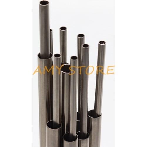 10pcs Silver 304 Stainless Steel Capillary Tube Pipe OD 1.5mm ID 0.8mm Wall Thickness 0.35mm Length 250mm Polished