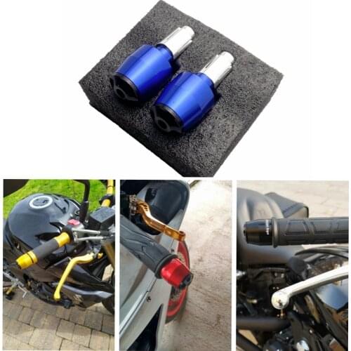 22mm CNC Aluminum Universal Motorcycle Handlebars Grips Ends Bar Ends Handlebars Caps For Kawasaki Yamaha Honda