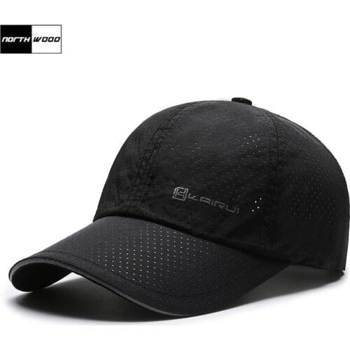 NORTHWOOD Breathable Summer Baseball Cap For Men Snapback Hats For Women Fast Dry Golf Vent Holes Sun Visors Bone Casquette