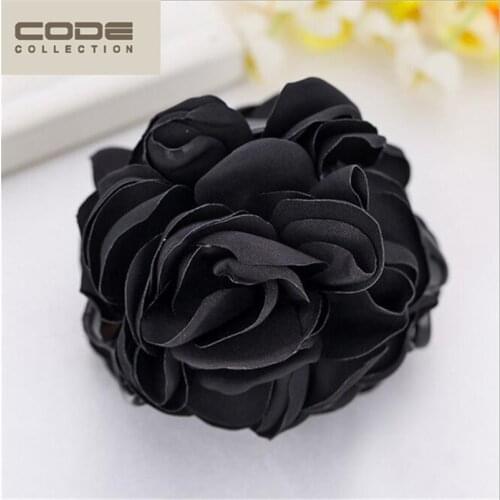 Large Peony Crab Hair Clip Flower Hair Claws Ponytail Ornaments Women Accessories Girl Hairgrip Hairclip