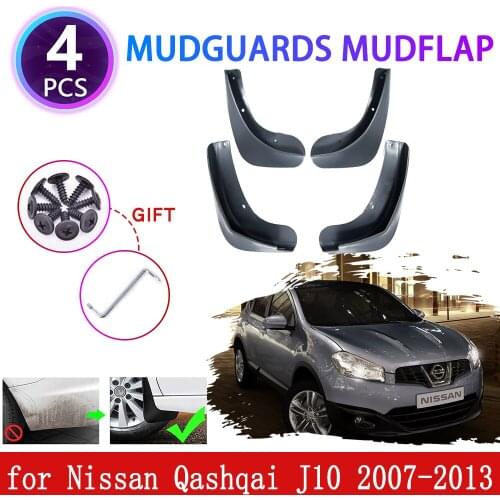 For Nissan Qashqai J10 2007 2008 2009 2010 2011 2012 2013 Mudguards Mudflaps Fender Mud Flap Splash Guards Protect Accessories