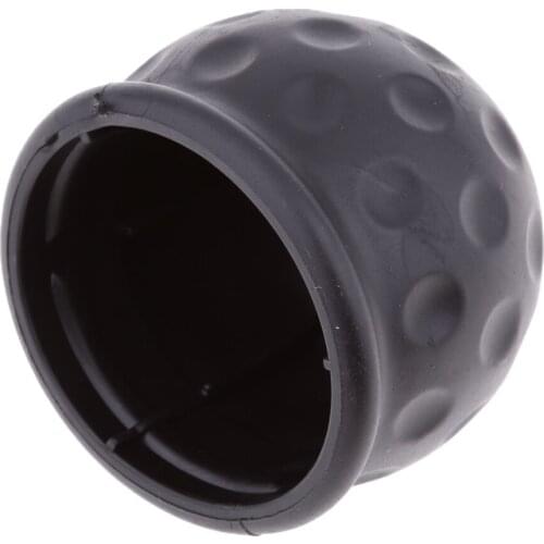 Two 50mm Rubber Plastic Towing Hitch Towball Cap Covers for Trailer Van Car Automotive