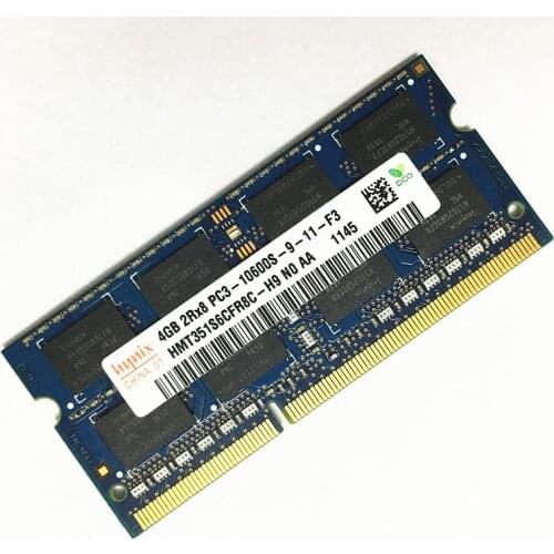 Hynix ddr3 rams 4gb 1333mhz laptop memory 4GB 2RX8 PC3-10600S-9 DDR3 4GB 1333 laptop ram