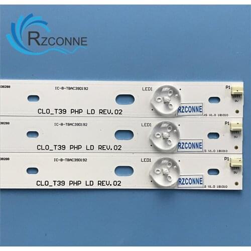 LED Backlight strip 6 lamps For PHILIPS 39'' TV IC-B-TBAC39D192 CLO_T39 PHP LD REV.02 39PFL5708/F7 39PFL4398H/12 TPT390J1-HJ1L02