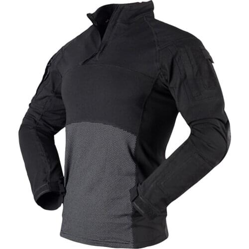 Men Army Shirt Multicam Military Tactical Shirts Camouflage Long Sleeve T Shirt Combat Paintball Camo Quick Dry Clothing