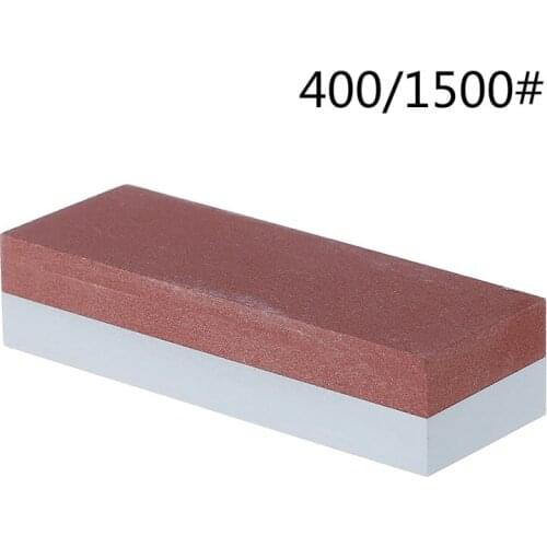 Professional Kitchen Stone Double Side 400/1500# Sharpening Stone Amolar Sharpening Tool Whetstone Sharpener Polish Kitchen Tool