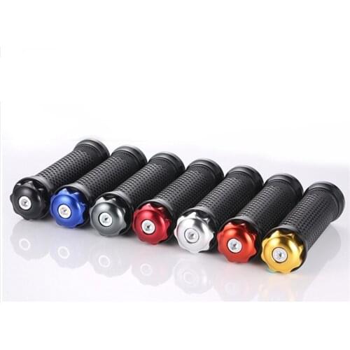 7 Colour Handles for Motorcycle Throttle Grip Aluminum Alloy and Rubber Refitting Accessories Stripe Anti Slip 22mm Universal