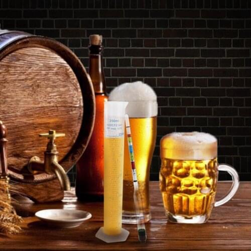 Triple Scale for Wine Beer Mead Cider ABV Brix Gravity Hydrometer+ Cylinder