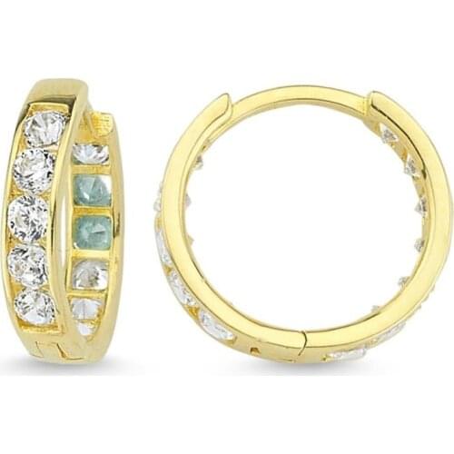 Gold Ring Kids Earrings TTGKPAÇK17-Certified 14K Gold-A perfect gift for your Loved Ones-Ephesus Gold & diamond