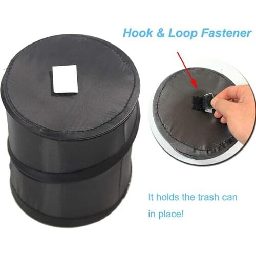 1Pc New Black Car Trash Can Pack Bag Waterproof Car Trash Bag for Little Leak Proof