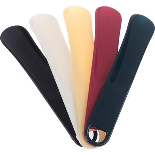 1PCS Shoe Horns Professional Plastick Shoe Horn Spoon Shape Shoehorn Shoe Lifter Flexible Sturdy Slip 20cm