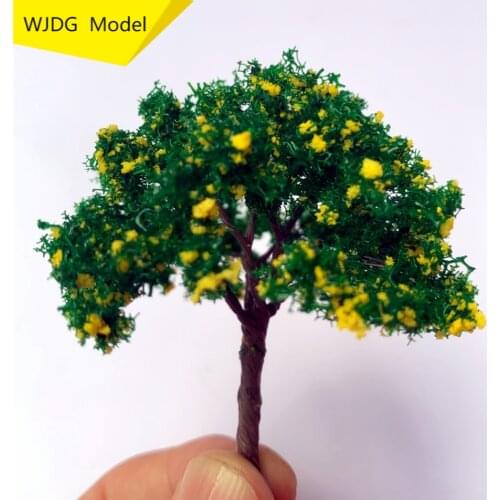 10pcs High7cm/10cm Model building sand table Model of Flower DIY Wire Landscape Layout, Model train Microscenery matching