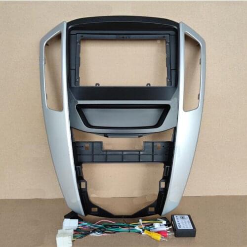 Car Fascia Navigation Frame Dash Frame Kit For 9" Universal Android Multimedia Player For Luxgen U6 2014 2015 2016