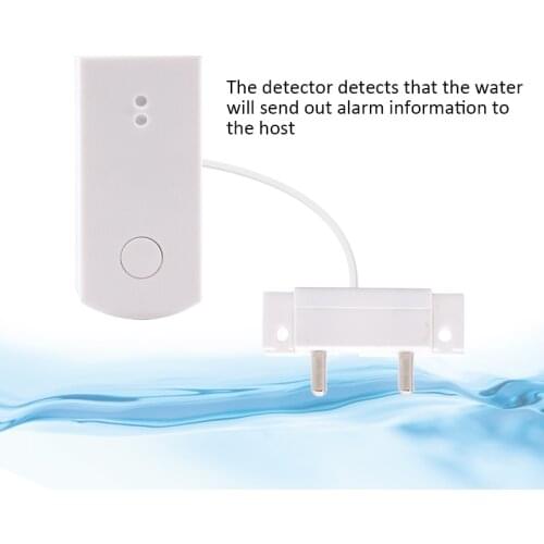 2pcs Wireless water leak sensor water leakage detection detector bathroom water flood sensor compatible with WiFi alarm G90B