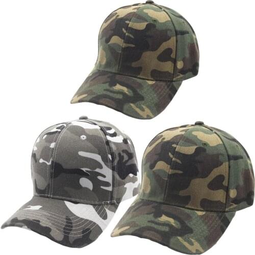 Outdoor Sport Snapback Stripe Caps Unisex Camouflage Baseball Cap Hip-hop Adjustable Snapback Mens and Womens Sunscreen Hat