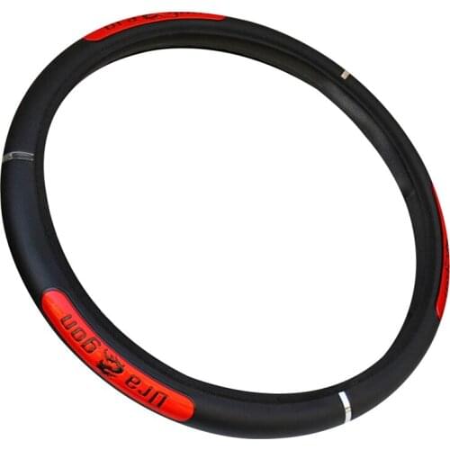 Car Steering Wheel Covers 100% Brand New Reflective Faux Leather Elastic China Dragon Design Auto Steering Wheel Protector