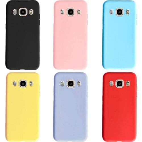 Candy Color Case For Samsung J7 2016 Silicone Case Soft TPU Back Cover Phone Case For Samsung Galaxy J7 2016 J710F J710H J710