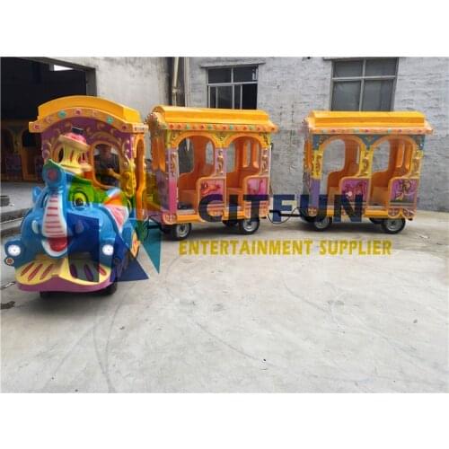 Kid Popular Elephant Electric Trackless Train, Electric Fun Train,Mini Electric Train Type Kids Ride HC-013B