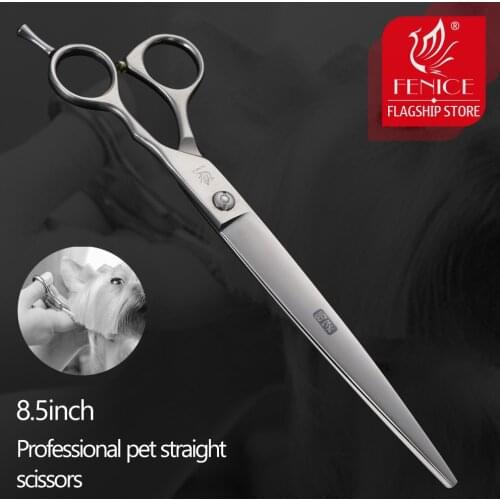 Fenice 8.5 inch Pet Grooming Scissors Straight Cutting Shear JP440C Trimming Hair Tools