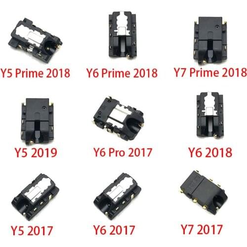 5Pcs/lot Earphone Headphone Audio Jack Flex Cable Replacement For Huawei Y6 Y5 Prime Y7 Y9 2017 2018 2019