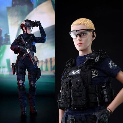 MiniTimes Toys SWAT M016 S.W.A.T Special Weapon and Tactics LAPD Female Action Figure Model For Collection Holiday Gifts