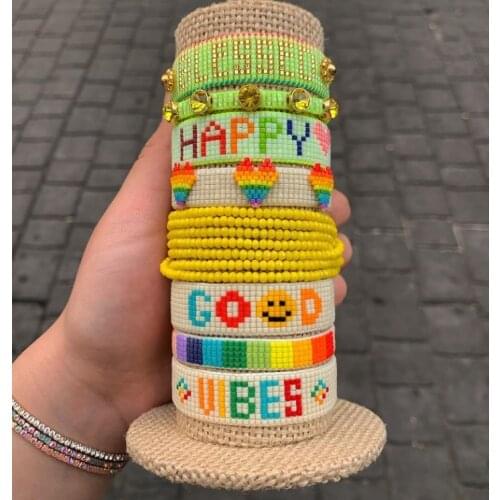 Colorful Miyuki Bracelet Set Fashion for Ladies Women Men Gift Party