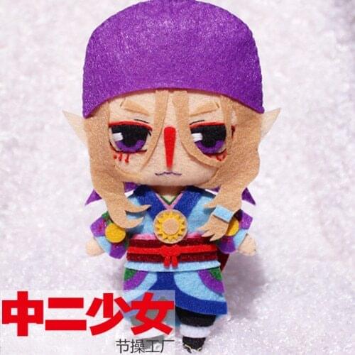 Mononoke Anime Handmade DIY Key Ring Pendant DIY Material Package Assemble By Cutting and Sewing Kusuri Uri