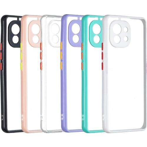 Soft Bumper Hard PC Clear Shockproof Phone Case for Xiaomi 11 Transparent Phone Shell Cover