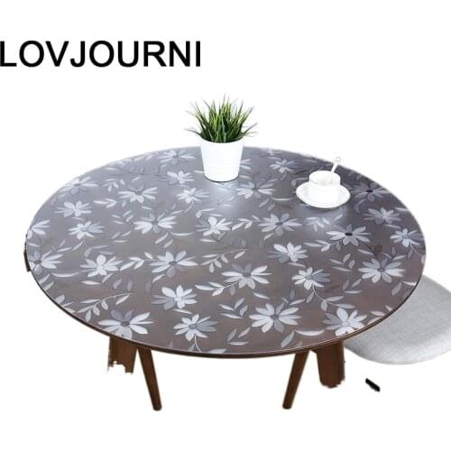 Obrusy Na Shabby Chic Wedding Tovaglie Cosas Para El Hogar Round Ronde PVC Nappe Cover Tablecloth Toalha De Mesa Table Cloth