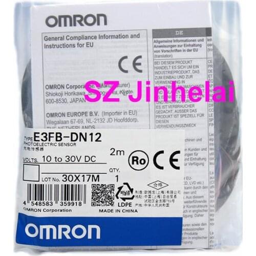 OMRON E3FB-DN12 Authentic original Photoelectric switch 2M 10-30VDC