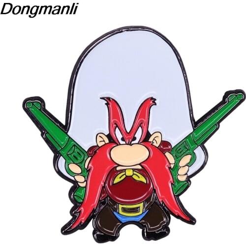 P5610 Dongmanli Hard Enamel Pins Women Men Badge Backpack Collar Lapel Fashion Jewelry