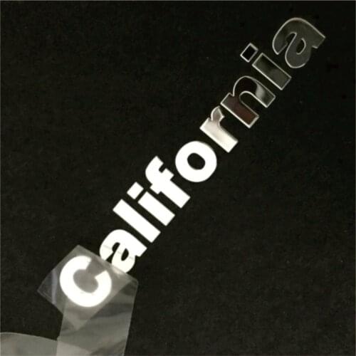 Custom 3d metal transfer sticker 3d UV transfer sticker Personalised sticker DIY labels Electroformed logos Decalsfor lashbox